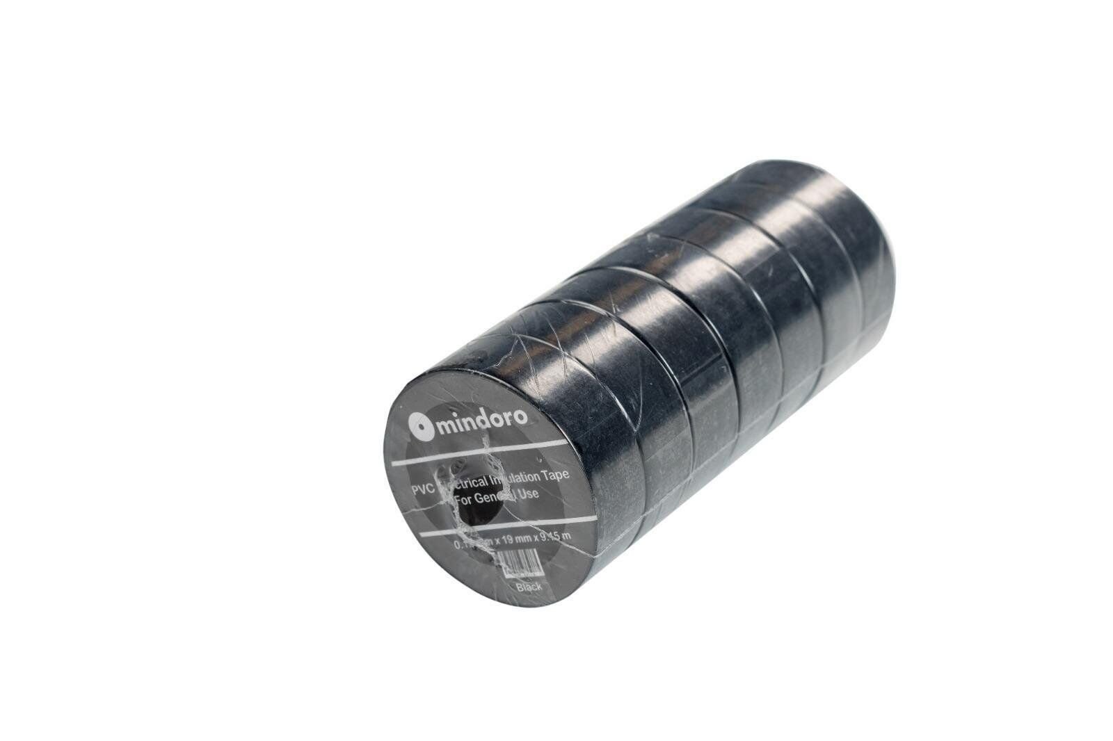 MİNDORO 19x10 Siyah İzolebant 10'lu Paket