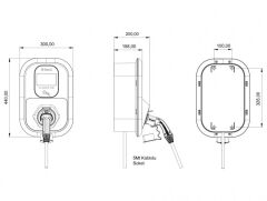 BEV-3011-0005 Model 3 Charger Pro 2 ( KABLOLU )