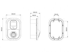 BEV-3012-0000 Model 3 Charger Pro 2 ( Pano Prizli )