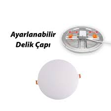 BL-FA-0008 24W 4000K Yuvarlak Sıva Altı Ayarlanabilir Led Panel