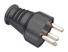 BYES 3x25A 380V Kauçuk Düz Fiş BY10-300