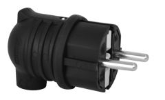 Bemis 1x16A Topraklı Kauçuk Eğik Fiş BK1-1402-2022