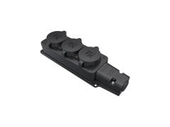 Bemis 1x16A 220V Kauçuk 3'lü Grup Priz BK1-1402-3613