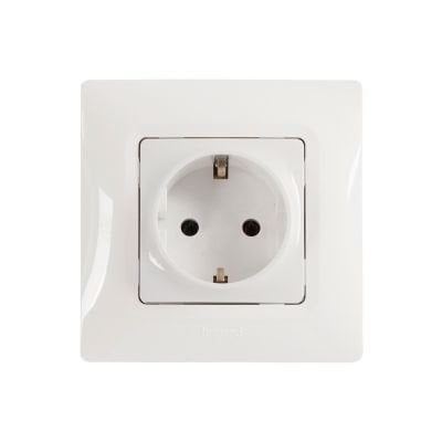 Legrand 767114 Salbei Beyaz Topraklı Priz