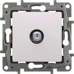 Legrand 767125 Salbei Beyaz F Tipi Tv-Sat Prizi