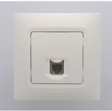 Legrand RJ 11 Çıkış Salbei Serisi (Beyaz) 767129