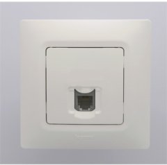 Legrand RJ 11 Çıkış Salbei Serisi (Beyaz) 767129