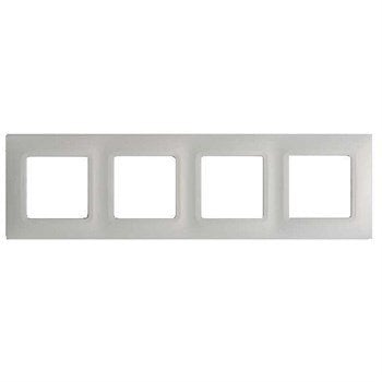 Legrand 767334 Salbei Beyaz 4'lü Çerçeve