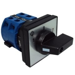 CA20 A400 25A 1-0-2 48x48 Monofaze Motor Enversör Şalter