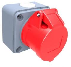 Bemis 5x16A Düz Duvar Prizi BC1-1505-2510