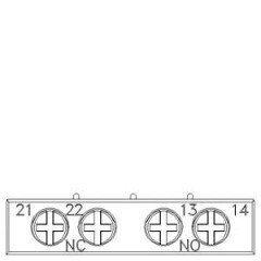 Siemens 1NO+1NC Motor Koruma Yardımcı Kontak (3RV2901-1E)