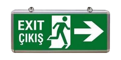 PELSAN 203887 EXILED ÇİFT YÖN ACİL ÇIKIŞ YÖNLENDİRME ARMATÜRÜ