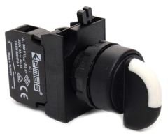 CP101S32 CP Serisi Plastik 2NO (II-0-I) 60° Seçici Çift Dönüşlü 22mm Buton