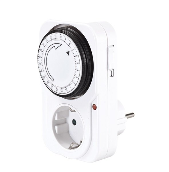 LIGTEX PRİZ TİPİ MEKANİK ZAMAN SAATİ ÇOCUK KORUMALI