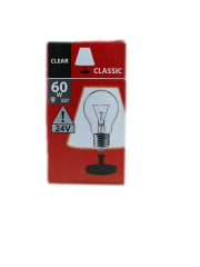 Clear 60W 24V 2800K E27 Halojen Normal Ampul Sarı Işık 10' lu Paket