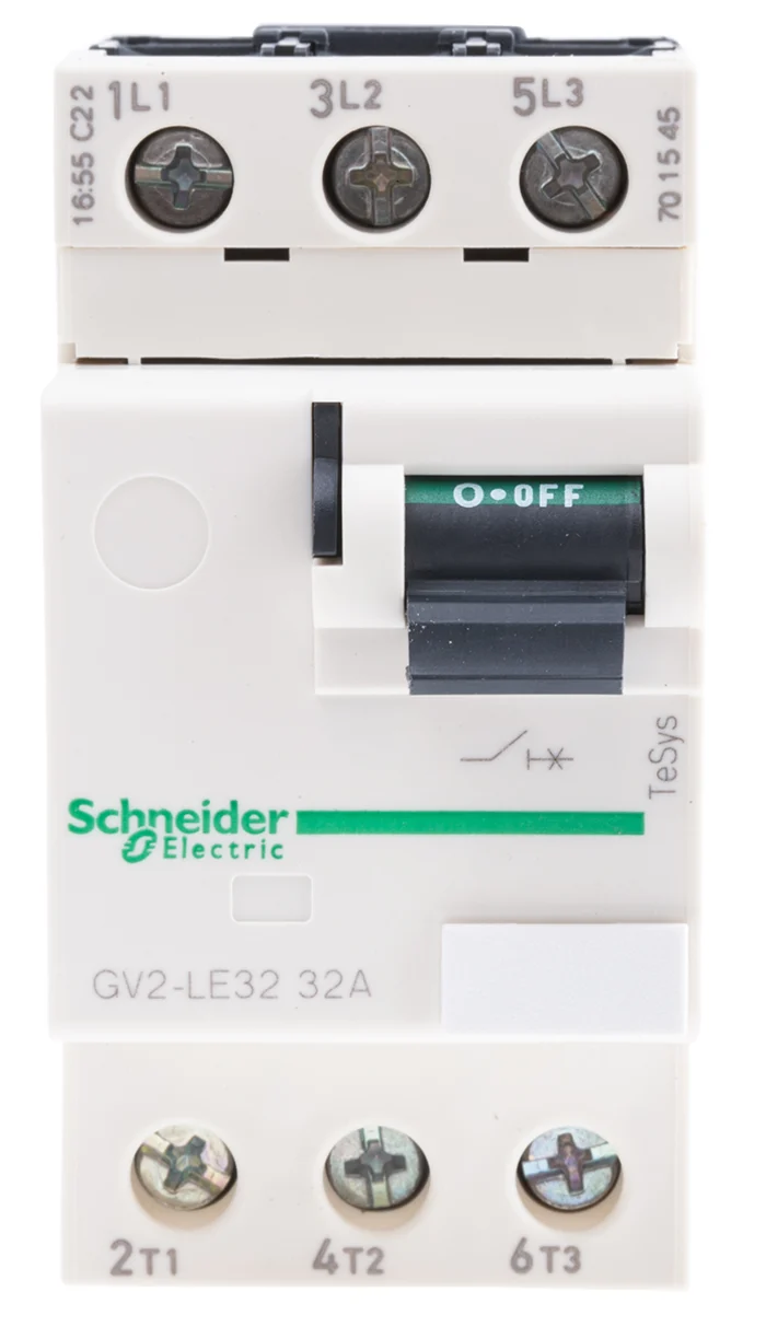 Schneider Electric GV2-L32 Motor Koruma Şalteri, 32 A, 3P, 3 kA, 690 V