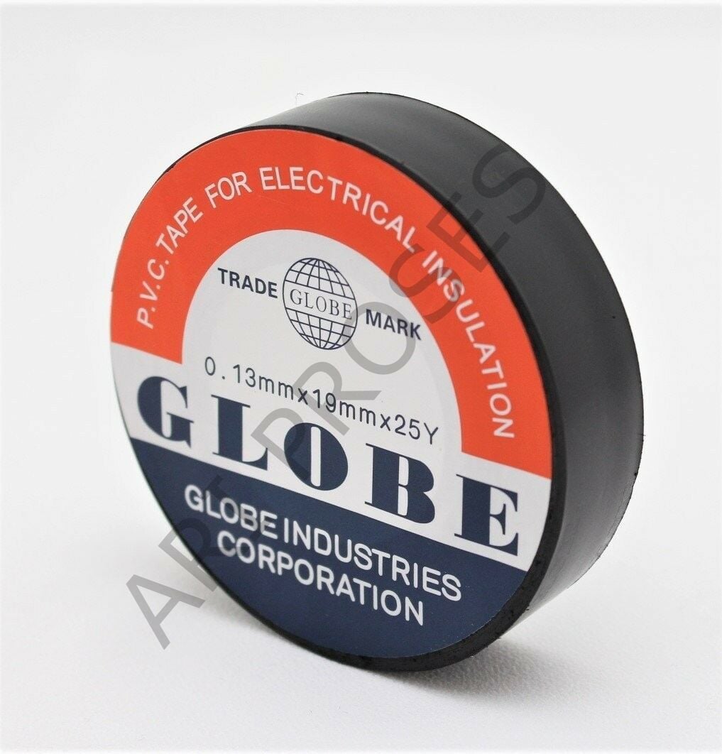 GLOBE 10X19 mm İZOLEBANT SİYAH TEKLİ