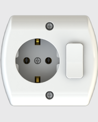 NE-AD ANAHTARLI TOPRAKLI MOBİLYA PRİZİ SIVA ALTI