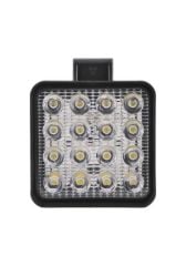 16 LED KARE ÇALIŞMA LAMBASI 12-24VDC 6500K ( Soğuk Beyaz )