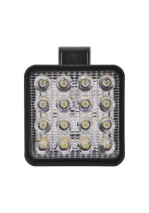 16 LED KARE ÇALIŞMA LAMBASI 12-24VDC 6500K ( Soğuk Beyaz )