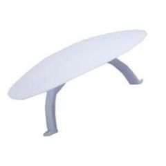 BORSAN BR-710 LÜKS BUAT KAPAĞI BOMBELİ BEYAZ 100' LÜ PAKET