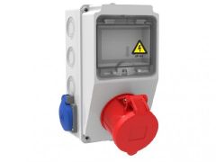 BEMİS BD1-2134-2020 5/32A. 380V. 1 AD. ÖN 1/16A. 220V. 2 AD. YAN KOMBİNASYON