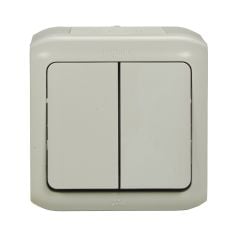 Legrand 782381 Forıx IP44 Serisi  Sıva Üstü Gri Komütatör Vavien 10A