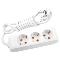 90113303 MULTİ-LET ÜÇLÜ PRİZ TOPRAKLI KABLOLU Ç.K. 3 MT KABLOLU