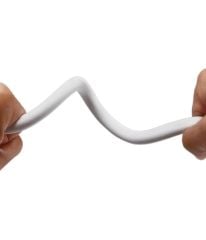 AV-7224 USB ŞARJLI BEYAZ ESNEK GÖVDELİ MASA LAMBASI