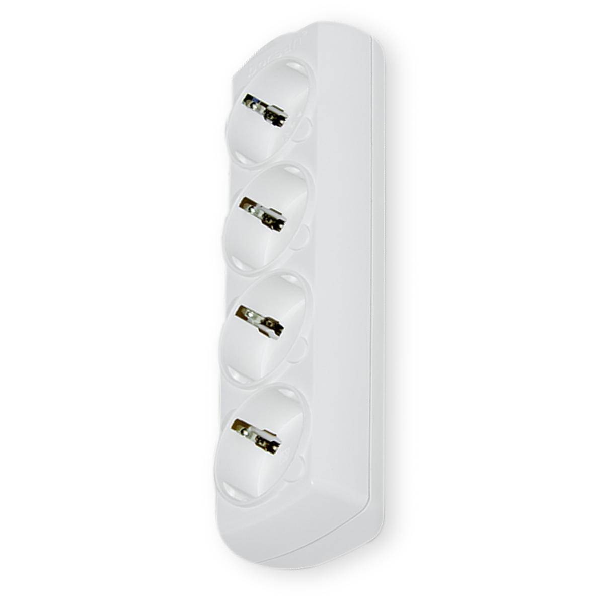 BR-1554-0 DÖRTLÜ KABLOSUZ TOPRAKLI KLEMENSLİ GRUP PRİZ