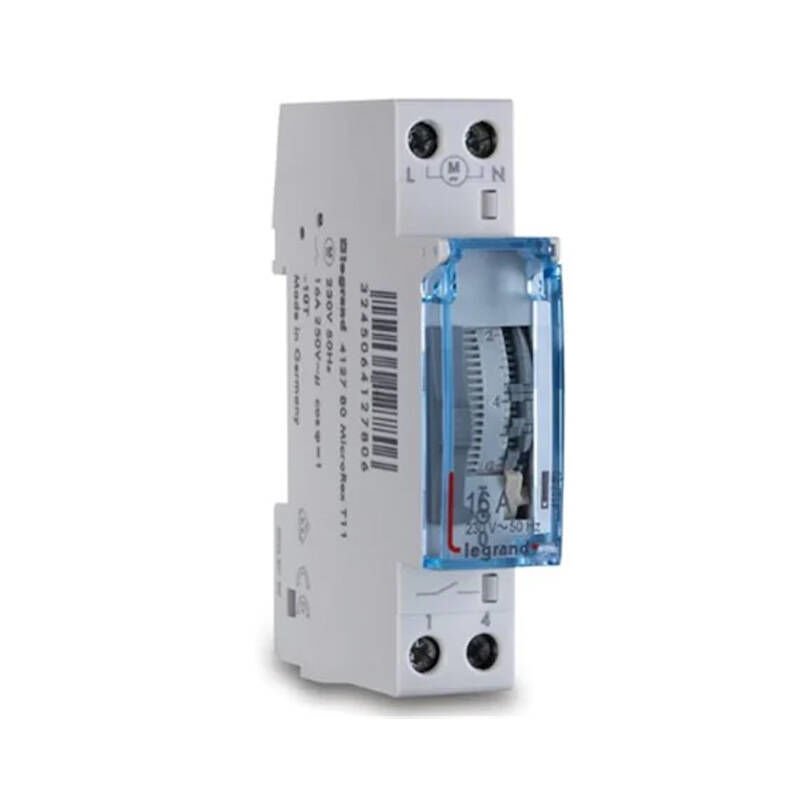 Legrand 412790 Analog Günlük  Zaman Saati Rezervli